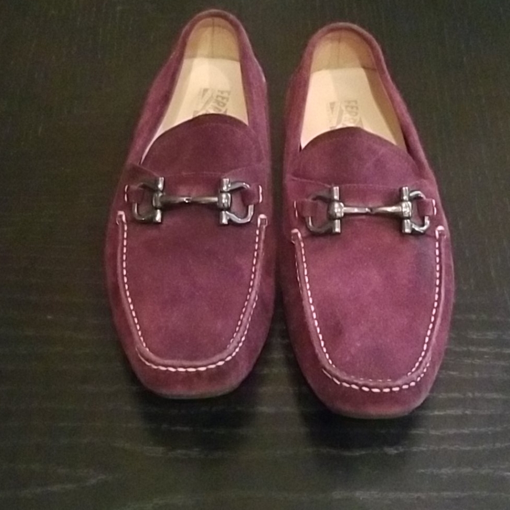MEN'S SUEDE SALVATORE FERRAGAMO  SHOES